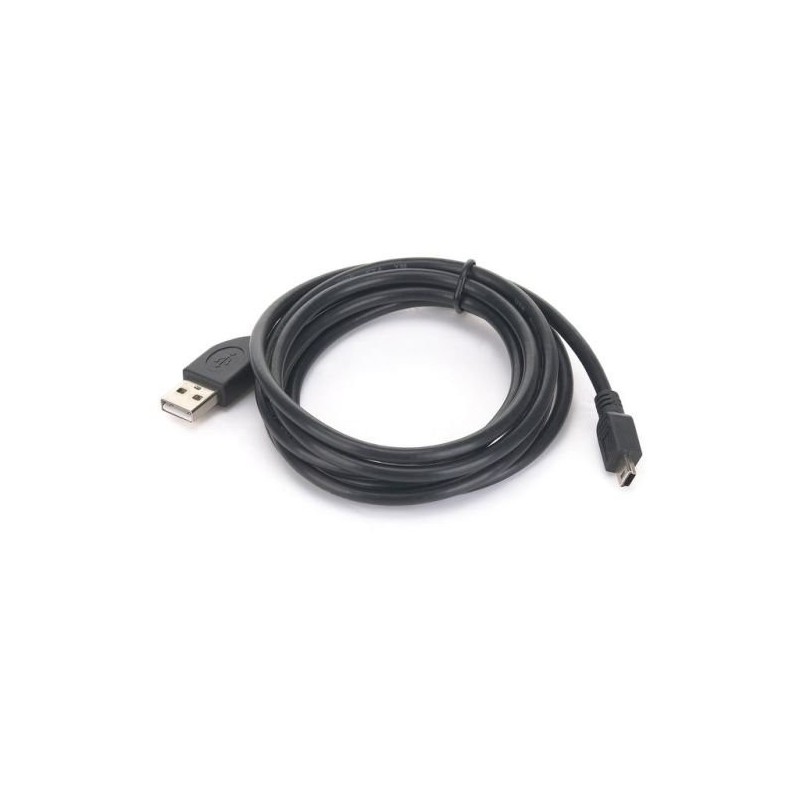 CABLE USB2 AM-MINI 1.8M BLACK/CCP-USB2-AM5P-6 GEMBIRD