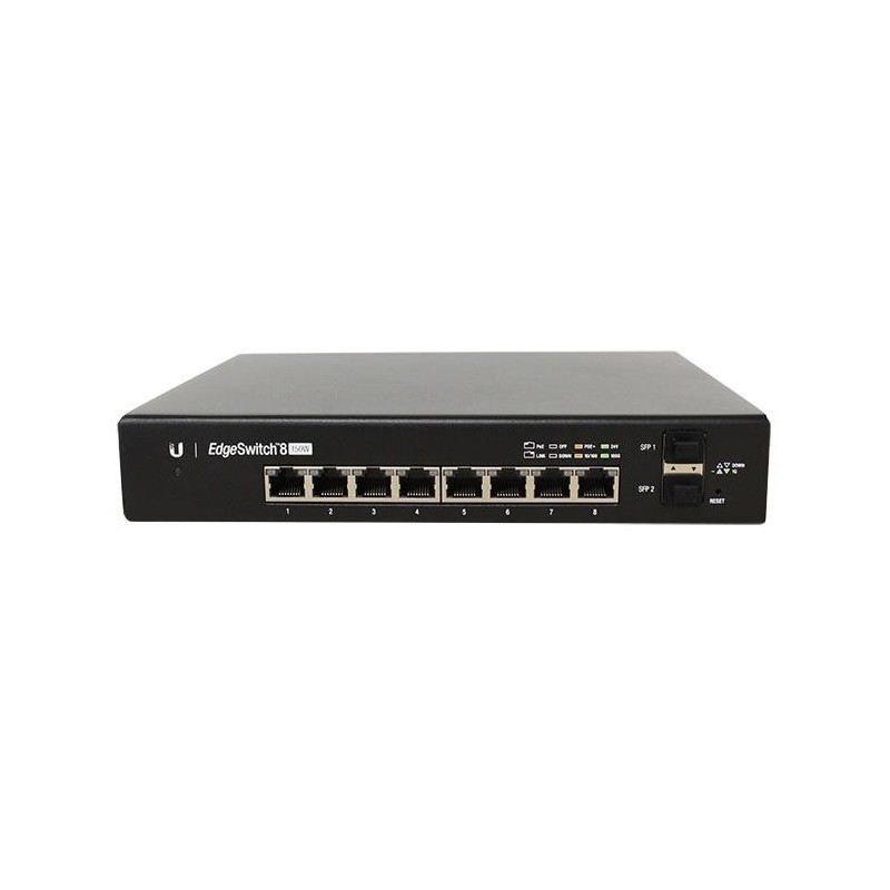 NET SWITCH 8PORT 1000M 2SFP/POE ES-8-150W UBIQUITI