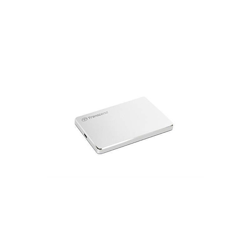 External HDD|TRANSCEND|StoreJet|2TB|USB 3.1|Colour Silver|TS2TSJ25C3S