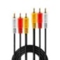 CABLE AUDIO 3XRCA 1V/2XA M/M/1M 35690 LINDY