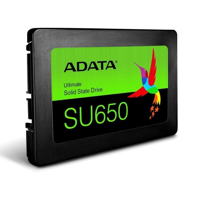 SSD|ADATA|SU650|512GB|SATA 3.0|Write speed 450 MBytes/sec|Read speed 520 MBytes/sec|2,5"|TBW 140 TB|MTBF 2000000 hours|ASU650SS-