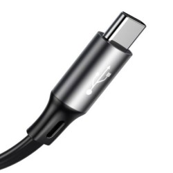 CABLE USB TO 3IN1 1.2M/GRAY/BLACK CAMLT-BYG1 BASEUS