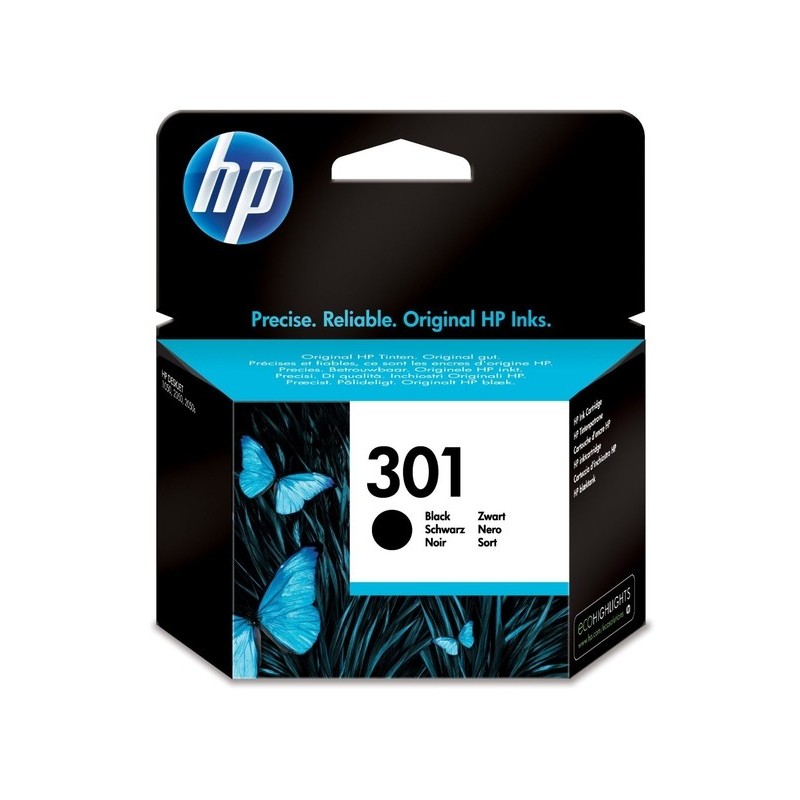 INK CARTRIDGE BLACK NO.301/3ML CH561EE HP