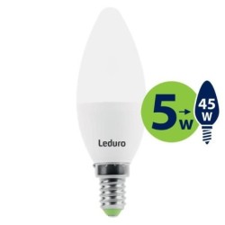 Light Bulb|LEDURO|Power consumption 5 Watts|Luminous flux 400 Lumen|2700 K|220-240V|Beam angle 180 degrees|21188