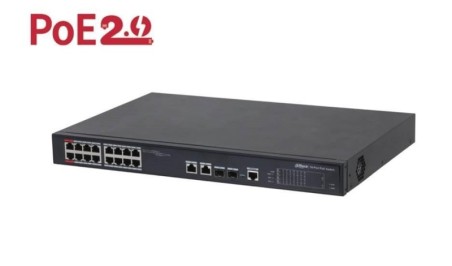 Switch|DAHUA|Type L2|Desktop/pedestal|90 Watts|PFS4218-16ET-240-V3