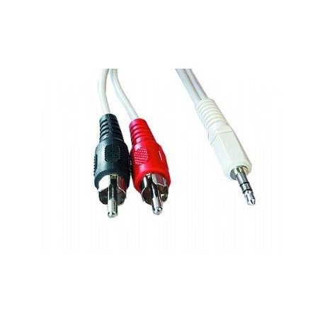 CABLE AUDIO 3.5MM TO 2RCA 2.5M/CCA-458-2.5M GEMBIRD