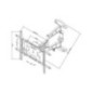 TV SET ACC WALL MOUNT BLACK/32-60" LED-W500 NEOMOUNTS