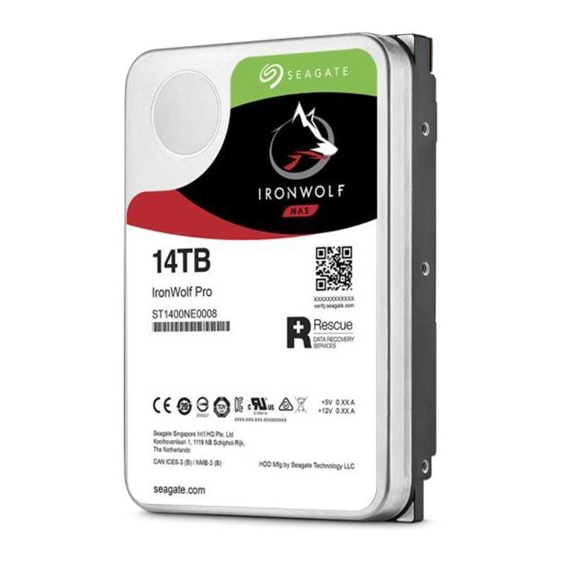 HDD|SEAGATE|IronWolf Pro|14TB|SATA|256 MB|7200 rpm|Discs/Heads 8/16|3,5"|ST14000NE0008