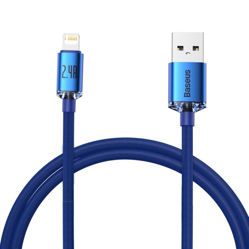 CABLE LIGHTNING TO USB 2M/BLUE CAJY000103 BASEUS