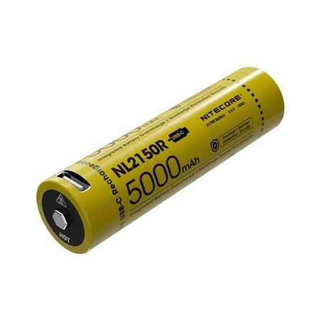 BATTERY RECH. LI-ION 3.6V/NL2150R(5000MAH) NITECORE