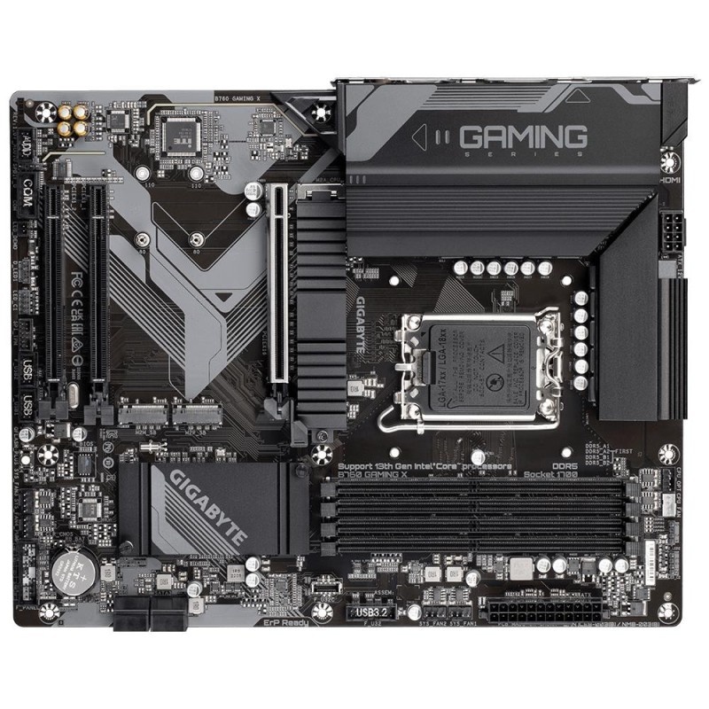 Mainboard|GIGABYTE|Intel B760 Express|LGA1700|ATX|Memory DDR5|Memory slots 4|2xPCI-Express 3.0 16x|1xPCI-Express 4.0 16x|3xM.2|1