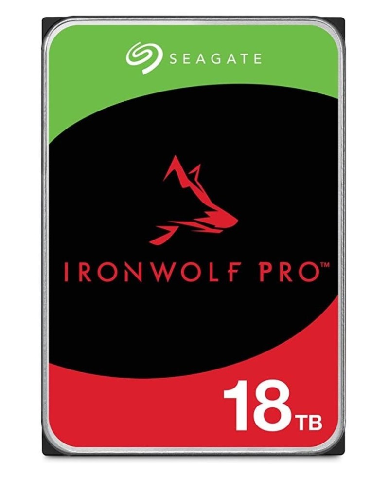 HDD|SEAGATE|IronWolf Pro|18TB|SATA|256 MB|7200 rpm|3,5"|ST18000NT001