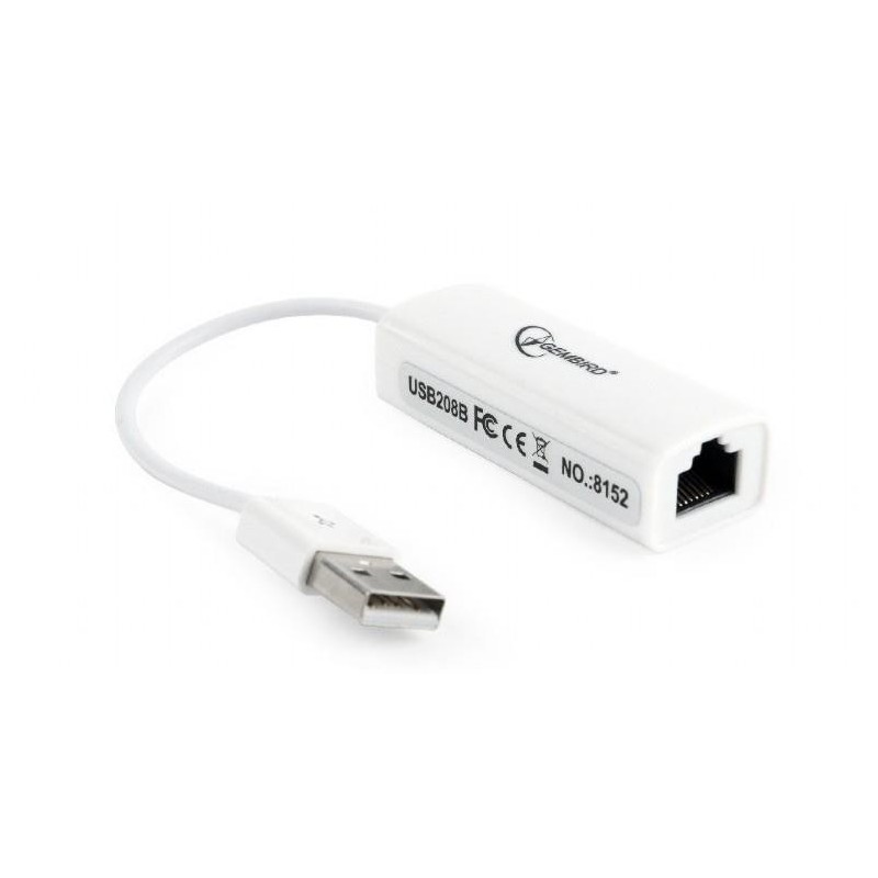 I/O ADAPTER USB2 TO LAN RJ45/NIC-U2-02 GEMBIRD