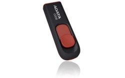 MEMORY DRIVE FLASH USB2 64GB/BLACK/RED AC008-64G-RKD ADATA