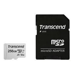 MEMORY MICRO SDXC 256GB W/ADAP/C10 TS256GUSD300S-A TRANSCEND