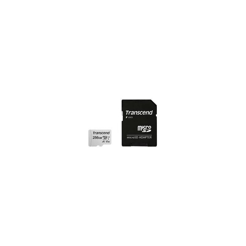 MEMORY MICRO SDXC 256GB W/ADAP/C10 TS256GUSD300S-A TRANSCEND