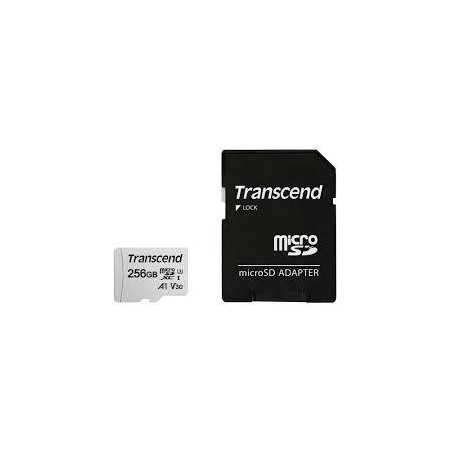 MEMORY MICRO SDXC 256GB W/ADAP/C10 TS256GUSD300S-A TRANSCEND