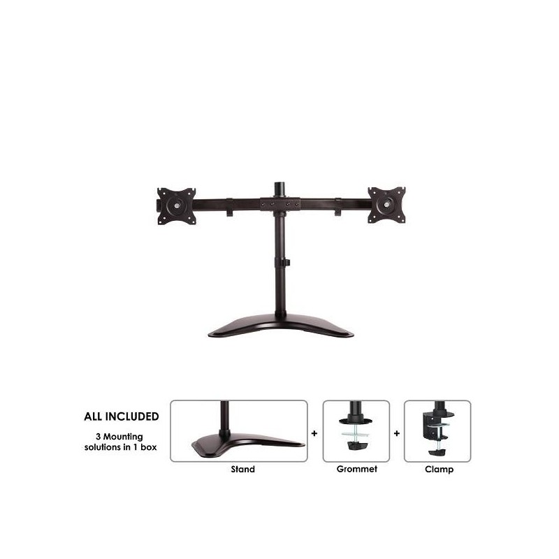 MONITOR ACC DESK MOUNT/10-27" NM-D335DBLACK NEOMOUNTS