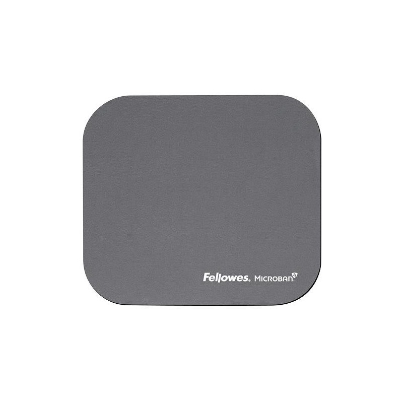 MOUSE PAD MICROBAN/SILVER 5934005 FELLOWES