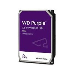 HDD|WESTERN DIGITAL|Purple|8TB|SATA|SATA 3.0|128 MB|5640 rpm|3,5"|WD84PURZ