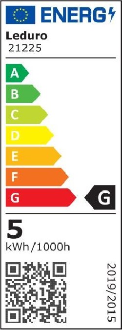 Light Bulb|LEDURO|Power consumption 5 Watts|Luminous flux 400 Lumen|4000 K|21225