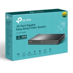 Switch|TP-LINK|TL-SG1210MPE|Desktop/pedestal|9x10Base-T / 100Base-TX / 1000Base-T|1x10/100/1000BASE-T/SFP combo|PoE+ ports 8|123