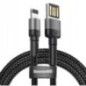 CABLE LIGHTNING TO USB 2M/GREY/BLACK CALKLF-HG1 BASEUS