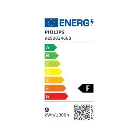 Smart Light Bulb|PHILIPS|Power consumption 9 Watts|Luminous flux 1100 Lumen|6500 K|220V-240V|Bluetooth|929002468804