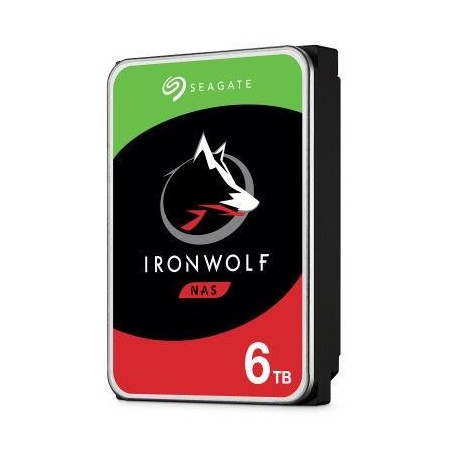 HDD|SEAGATE|IronWolf|6TB|SATA 3.0|256 MB|5400 rpm|Discs/Heads 4/8|3,5"|ST6000VN001