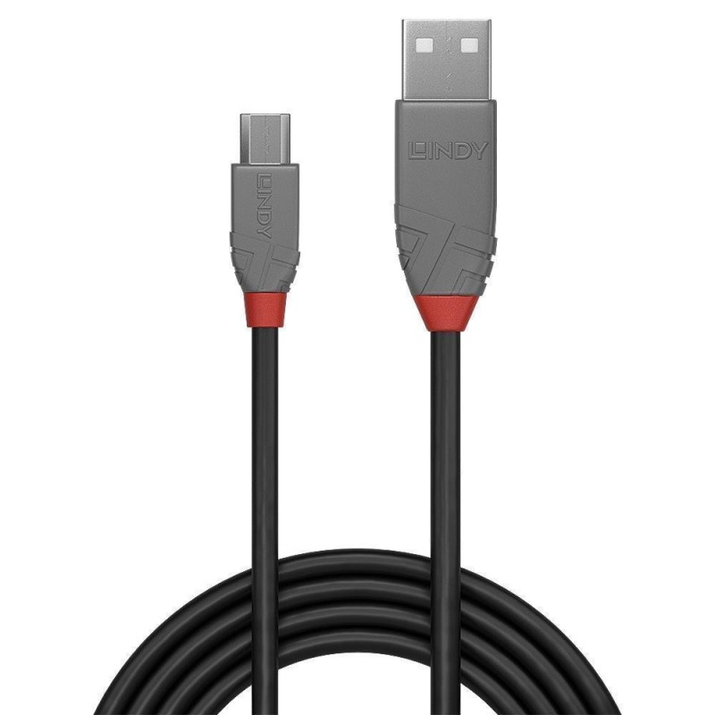 CABLE USB2 A TO MICRO-B 0.5M/ANTHRA 36731 LINDY