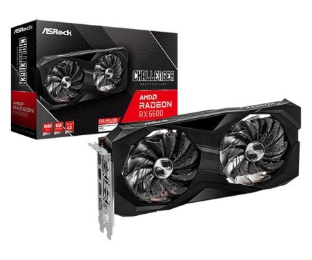 Graphics Card|ASROCK|AMD Radeon RX 6600 XT|8 GB|128 bit|PCIE 4.0 16x|GDDR6|GPU 2000 MHz|Dual Slot Fansink|1xHDMI|3xDisplayPort|R