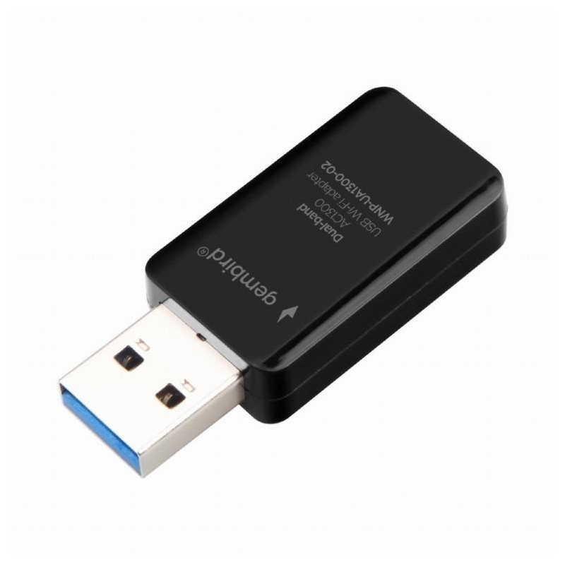 WRL ADAPTER 1300MBPS USB/DUALBAND WNP-UA1300-02 GEMBIRD