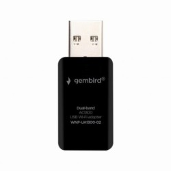 WRL ADAPTER 1300MBPS USB/DUALBAND WNP-UA1300-02 GEMBIRD