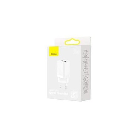 MOBILE CHARGER WALL 30W/WHITE CCSUPP-E02 BASEUS