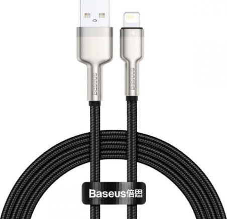 CABLE LIGHTNING TO USB 0.25M/BLACK CALJK-01 BASEUS