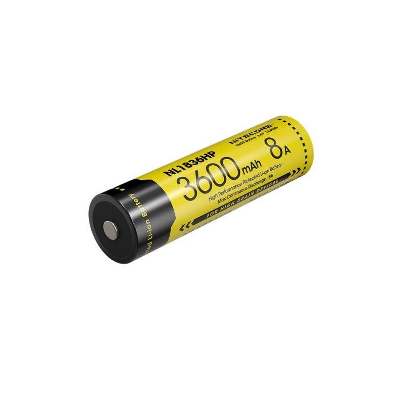 BATTERY RECH. LI-ION 3.6V/NL1836HP(3600MAH) NITECORE