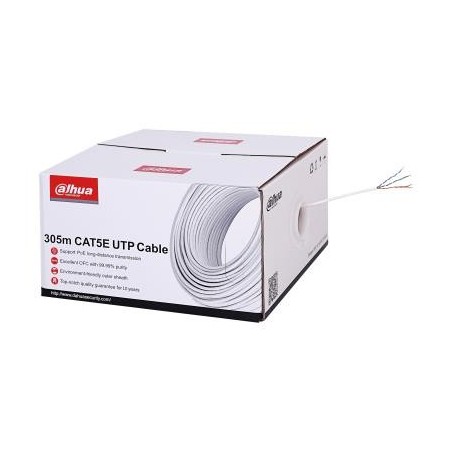 CABLE CAT5E UTP 305M WHITE/PFM920I-5EU-C DAHUA