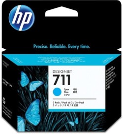 INK CARTRIDGE CYAN NO.711/3-PACK 29ML CZ134A HP