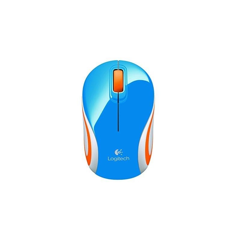 MOUSE USB OPTICAL WRL M187/BLUE 910-002733 LOGITECH