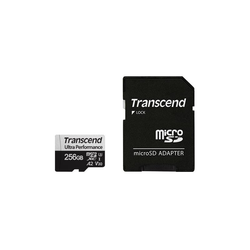 MEMORY MICRO SDXC 256GB W/A/UHS-I TS256GUSD340S TRANSCEND