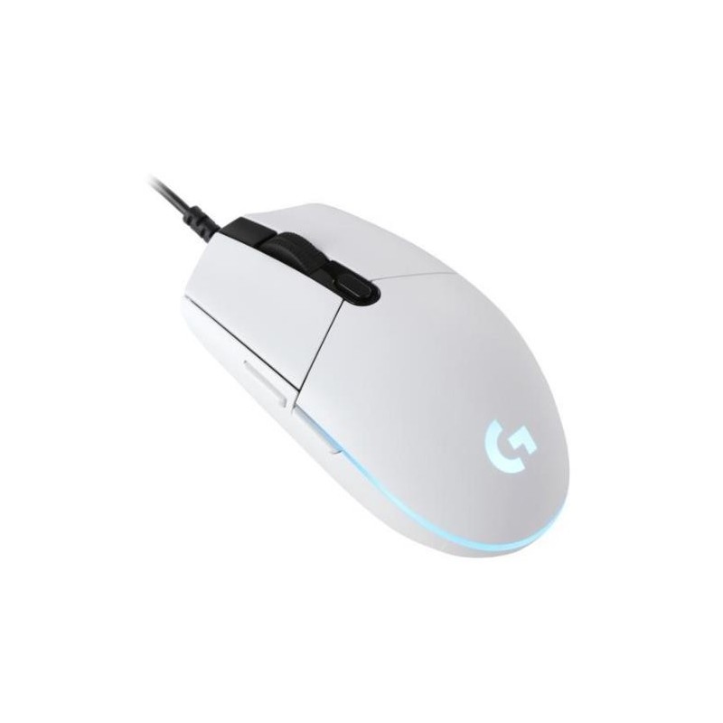 MOUSE USB OPTICAL G203/WHITE 910-005797 LOGITECH