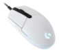 MOUSE USB OPTICAL G203/WHITE 910-005797 LOGITECH