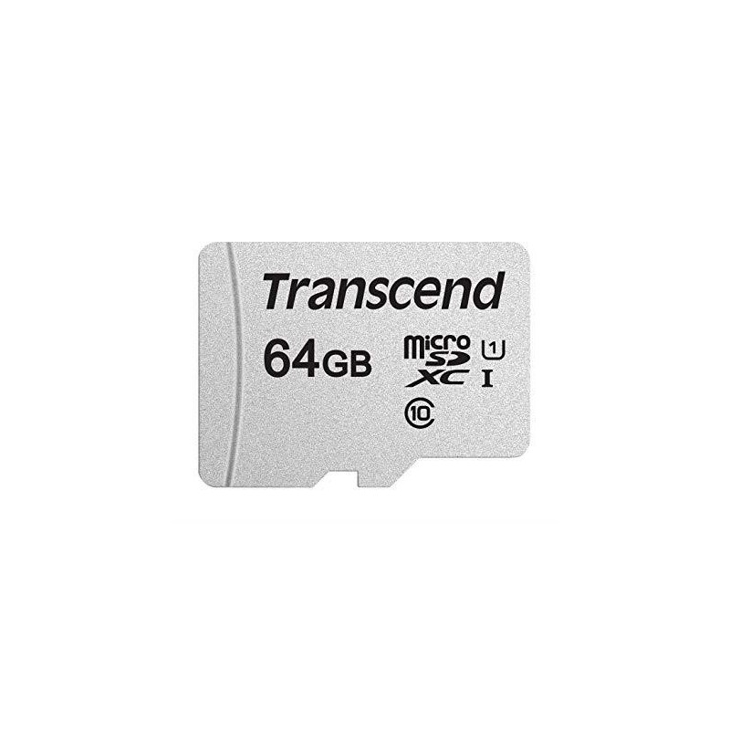 MEMORY MICRO SDXC 64GB/C10 TS64GUSD300S TRANSCEND