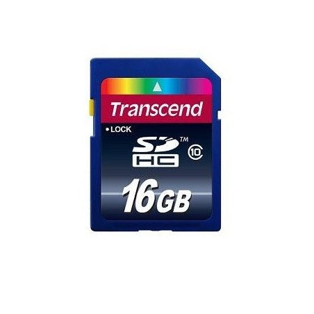 MEMORY SDHC 16GB/CLASS10 TS16GSDHC10 TRANSCEND