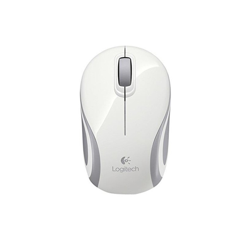 MOUSE USB OPTICAL WRL M187/WHITE 910-002735 LOGITECH