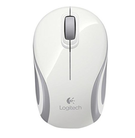 MOUSE USB OPTICAL WRL M187/WHITE 910-002735 LOGITECH