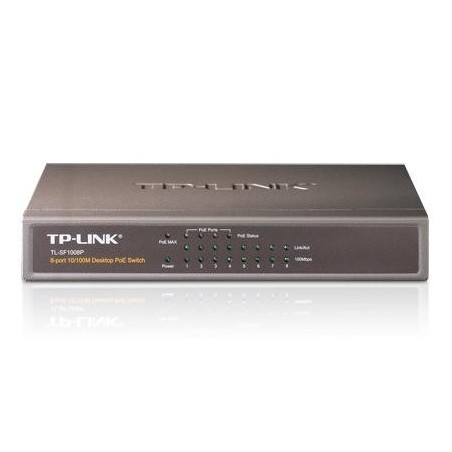 NET SWITCH 8PORT 10/100M POE/TL-SF1008P TP-LINK