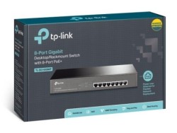 Switch|TP-LINK|TL-SG1008MP|Desktop/pedestal|Rack|PoE+ ports 8|TL-SG1008MP