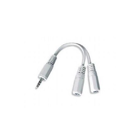 CABLE AUDIO SPLITTER 3.5MM/10CM WHITE CCA-415W GEMBIRD