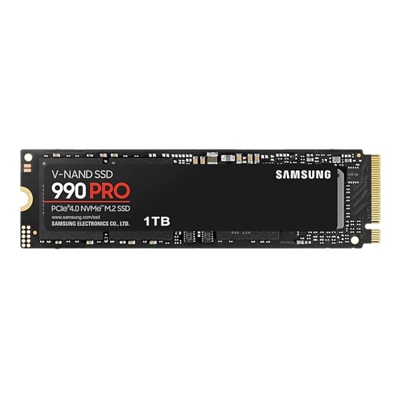 SSD|SAMSUNG|990 PRO|1TB|M.2|PCIE|NVMe|MLC|Write speed 6900 MBytes/sec|Read speed 7450 MBytes/sec|2.3mm|TBW 600 TB|MTBF 1500000 h